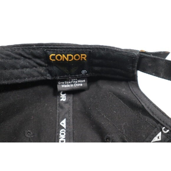 Condor TCTM Tactical Adjustable Hat Hunting Hiking Patch Mesh Team Cap Hook Loop - Picture 2 of 3